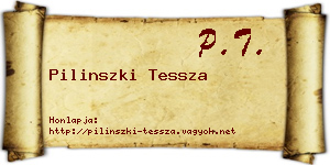 Pilinszki Tessza névjegykártya